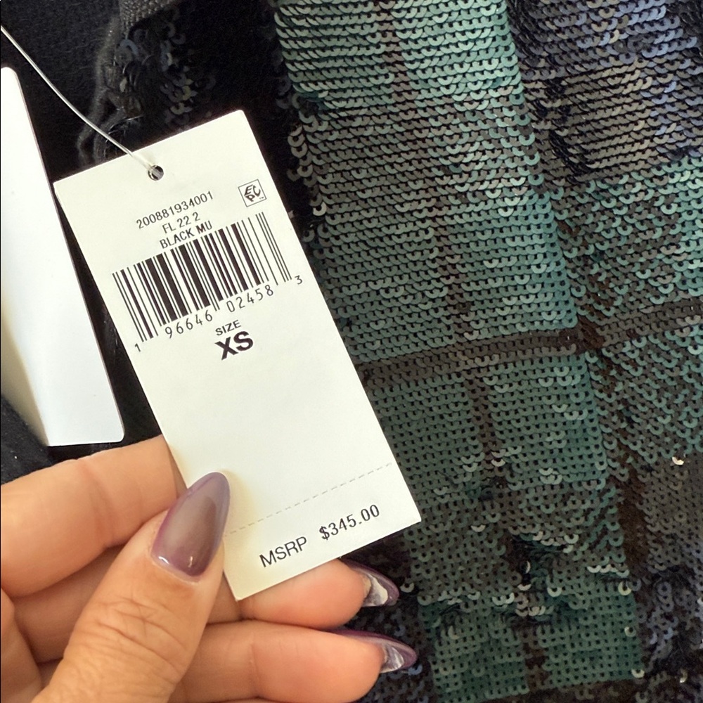 LAUREN RALPH LAUREN Plaid Sequined Polo Dress, XS Small NWT - Picture 11 of 11